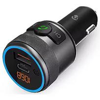 Nedis FM modulators Nedis Car FM transmitter BT PD 24w CATR3024BK