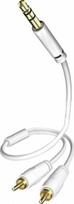 Inakustik Cable 3.5mm - 2 x RCA 7.5m White