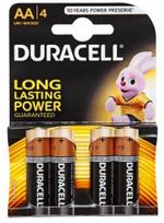 Duracell AA Alkaline Batteries 4-Pack