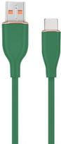Gembird Premium Silicon USB-A Male to USB-C Male 1.5m Green