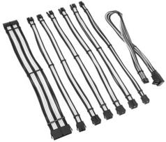 KOLINK PSU cable extension kit Core Pro Braided Cable Extension Kit 12V-2x6 Type 2 - Jet Black/White