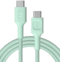 GREEN CELL Kabelis PowerStream USB Type-C Male - USB Type-C Male 100W Mint Green 2m