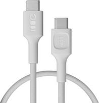 GREEN CELL Kabelis PowerStream USB Type-C Male - USB Type-C Male 100W White 0.3m