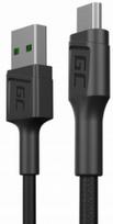 GREEN CELL GC PowerStream Ultra Charge Fast Charging USB-A Male to Micro USB Male Cable 30cm