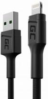GREEN CELL GC PowerStream Fast Charging USB-A Male to Lightning Male Cable 30cm