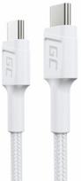 GREEN CELL USB Type-C Male to USB Type-C Male PowerStream with Fast Charging 60W 30cm