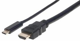 Brackton USB Type-C Male to HDMI Male 4K 1.8m