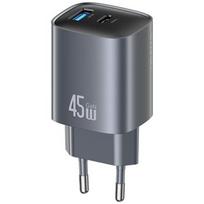 Charger T66 45W CC290 GaN Fast charge silver