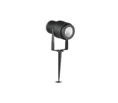 LED Lauko lempa LED/12W/230V 3000K juoda IP65
