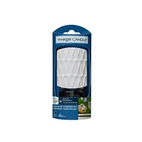 Kvapų difuzoriaus rinkinys Yankee Candle ScentPlug Clean Cotton (EU kištukas, „Organic Pattern“ dizainas)