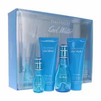 SET DAVIDOFF Cool Water Woman EDT spray 50 ml + BODY LOTION 75ml + SHOWE GEL 75ml + EDT spray 15ml