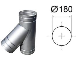 Trišakis 45°. D-180 mm.