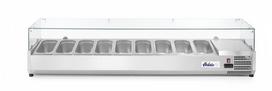 Šildoma vitrina GN 1/3, Arktic, 9x GN 1/3, 230V/180W, 2005x420x(H)456mm