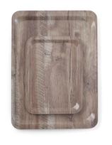 Serviravimo padėklas su melamino laminatu, medžio raštu, AmerBox, Tamsi mediena, 370x530mm