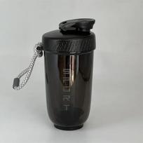 600ML Plaktuvas-Šeikeris su Plastikiniu Plakimo Rutuliuku, BPA Free Plastikas, Baltymų Kokteiliams, Sandarus, Milteliams, Treniruotėms, Sportui, Naujas juoda
