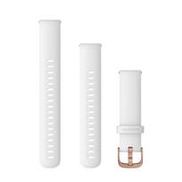 Garmin Quick Release 18 silikoninė laikrodžio apyrankė | White - Rose Gold
