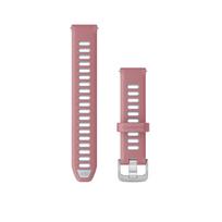 Garmin Quick Release 18 silikoninė laikrodžio apyrankė | Pink - Whitestone - Silver