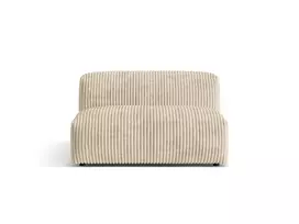 Modulinis sofa-lova, Martina, 1 sėdynė, 130x106x75, šviesiai smėlio spalvos