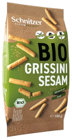 SCHNITZER Bio Grissini ekologiškas su sezamu užkandis, 100 g