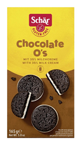SCHAR Chocolate O's be glitimo sausainiai, 165 g