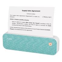 PeriPage A4 popierinis spausdintuvas tiesioginis terminis perdavimas belaidis spausdintuvas mobilus 210 mm mini mobilioji nuotrauka mėlyna