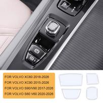 Automobilio interjero centrinio valdymo oro kondicionieriaus panelės mygtukų epoksidinės skaidrios lipdukai, skirti Volvo XC60 S60 V60 XC90 S90 V90