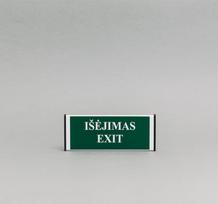 Informaciniai lipdukas IŠĖJIMAS 130x230mm.