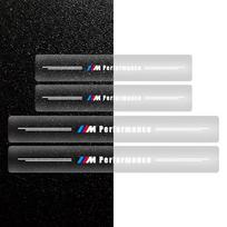 4 vnt. Automobilio slenksčio apsauga Skaidrus dekoratyvinis ženklelis 3D lipdukas BMW M E34 E36 E60 E90 E46 E39 E70 F10 F20 F30 X5 X6 X1 M3 M5 M6 E71 F01 F02