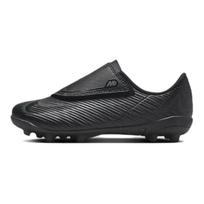 Nike Mercurial Vapor 16 Patogūs Sportiniai Neslystantys Smūgius Sugeriantys Žemi Futbolo Batai Vaikams Futbolo Batai Juodi FQ8290-002 28