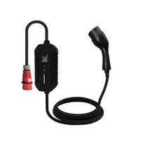 Nešiojamas elektromobilio įkroviklis 11kW Type 2 16A 3 fazės su 7m kabeliu IP65 MG11CET27 EV Charge