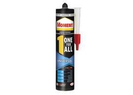 Klijai montažiniai MOMENT OneForAll Universal, skaidrūs, 290g