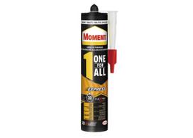 Klijai montažiniai MOMENT OneForAll Express, balti,   390g