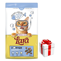VERSELE-LAGA Lara Adult Salmon 7kg - Suaugusių kačių ėdalas su lašiša + Staigmena katei