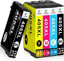 "LeciRoba 405xl" Epson 405 spausdintuvo kasetės ir Epson 405xl daugkartinė pakuotė, skirta Epson Workforce Pro WF-3820DWF 3825DWF WF-4820DWF 4825DWF 4830DTWF WF-7310DTW WF-7830DTWF 7835DTWF WF-7840DTWF (pakuotė