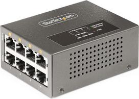"StarTech.com" 4 prievadų daugiagigabitinis PoE++ injektorius, 5/2,5G Ethernet (NBASE-T), PoE/PoE+/PoE++ (802.3af/802.3at/802.3bt), 160 W galios injektorius, tvirtinimas prie sienos/įleidžiamojo bėgio, PoE adapteris (AS445C-POE-INJECTOR)