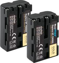 2 x "Blumax" baterija, suderinama su "Sony NP-FM500H" | 2400 mAh - NP-FM500 NP-FM55H, skirta "Sony Alpha 77 99 - A77 A99 II - DSLR A850 A900 - VG-C77AM VG-C99AM