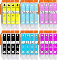 24XL kasetės, suderinamos su "Epson Expression XP-55 XP-750 XP-760 XP-850 XP-860 XP-950 XP-960 XP-970 | 24XL atsarginių rašalo kasečių rinkinys (24 vnt.)