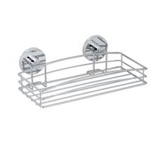 WENKO 20883100- Lentyna VACUUM-LOC, apvali plieninė, 26x15,3 cm, blizgus chromas