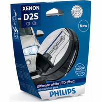 D2S XENON lemputė PHILIPS White Vision 5000K WhiteVision +120% Gen2 85122WHV2C1