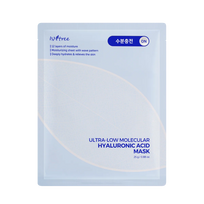 Isntree Ultra Low Molecular Hyaluronic Acid Mask – giliai drėkinanti veido kaukė, 1 vnt.