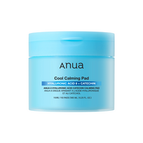 Anua 8 Hyaluronic Acid Catechin Calming Pad vėsinantys tonerio padeliai, 110 vnt.