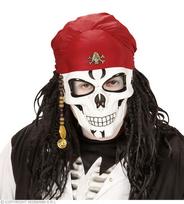 Veido kaukė su skarele Piratas, įvairių spalvų