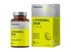 VITAMUN Liposomal Iron kapsulės, 60 vnt.