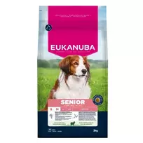 Eukanuba Life Care Senior S/M Lamb sausas pašaras senyviems šunims mažo ir vidutinio dydžio, ėriena ir ryžiai; 3kg, 12kg