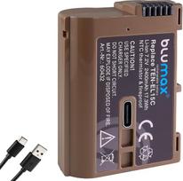 "Blumax" baterija, suderinama su "Nikon" EN-EL15c | - 2400 mAh -| EN-EL15b EN-EL15a EN-EL15 - USB Type-C įkrovimo prievadas - NTC jutiklis ir V1 korpusas, skirtas Z8 Z6 Z7 II Zf