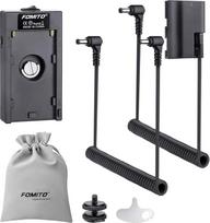 "Fomito NP-F970 F960 F750 F770 F550" akumuliatoriaus adapteris ACK-E6 AC-E6 AC-E6 LC-E6 įkroviklis su LPE6 baterija, skirtas "Canon EOS 5D2" 5D3 5D4 6D 6D 6D2 60D 7D 7D2 70D 80D 90D 5DSR 5DSR Er