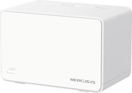 "Mercusys Halo H80X Mesh WiFi" rinkinys (1 pakuotė), "Wi-Fi 6 AX3000" dviejų dažnių maršrutizatorius ir kartotuvas, 3× Gigabitiniai prievadai įrenginyje, MU-MIMO, WPA3, užraktas nuo vaikų, rekomenduojamas 1-2 miegamųjų namams
