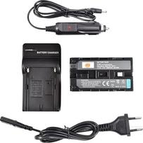 DSTE® atsarginės baterijos ir DC01E kelioninio įkroviklio rinkinys, skirtas "Sony" NP-F970 CCD-SC55 SC65 CCD-TR67/CCD-TR716/CCD-TR76/CCD-TR87, CCD-TR516, CCD-TR555, CCD-TR716/CCD-TR76 CCD-TR87/CCD-TR910/CCD-TR917 CCD-TR930,