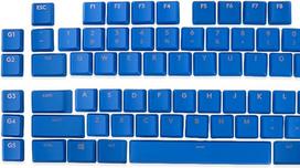 Visas klaviatūros klavišų rinkinys, suderinamas su "Logitech G813/G815/G913/G915 TKL" klaviatūra (mėlynas)