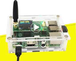 Visiškai naujas DMR Hotspot Ethernet prievadas Surinkta radijo stotis WiFi balso modemas Palaiko DMR Dstar YSF P25 Fusion anteną Raspbery Pi modelis 2B Dviejų spalvų OLED akrilo korpusas